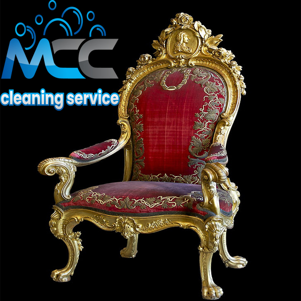 midlands carpet cleaners logo and a picture of a dining chair
