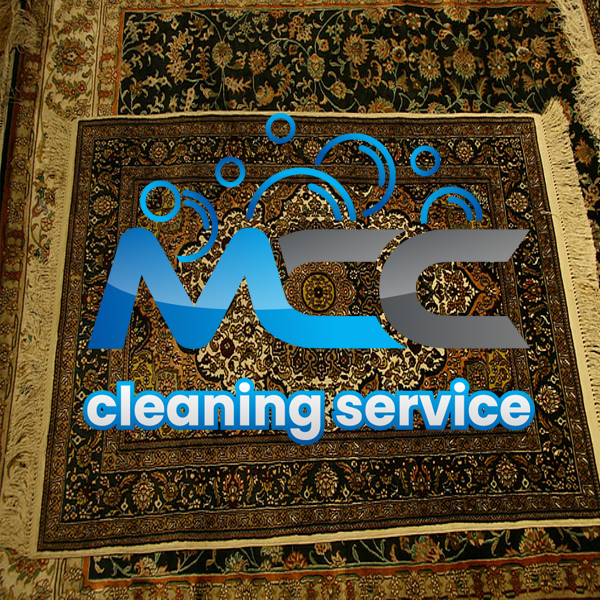 Birmingham'd Midlands Carpet Cleaners logo on top of a rug