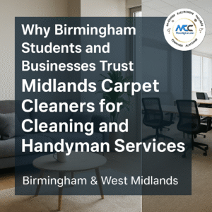 Why Birmingham Students and Businesses Trust Midlands Carpet Cleaners for Cleaning and Handyman Services