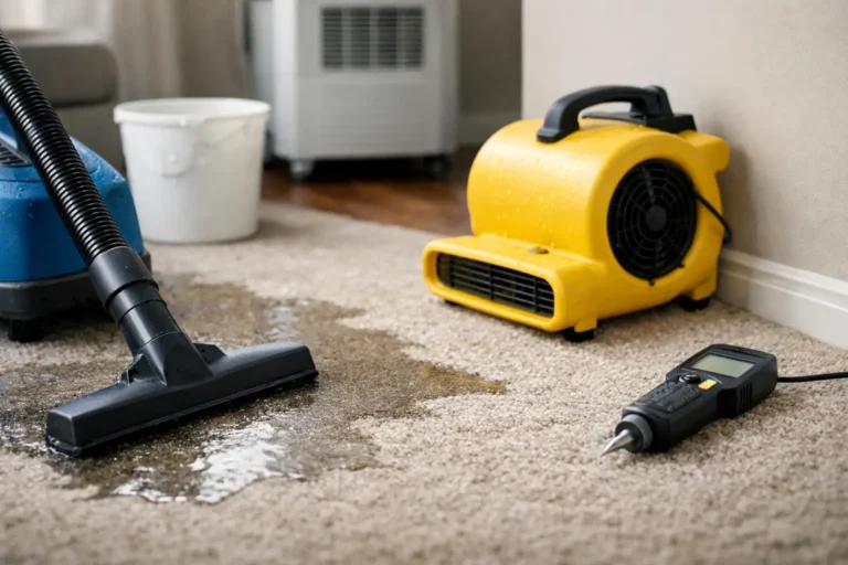 How to Dry Carpet After a Leak Before Mold Starts
